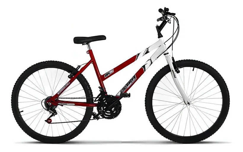Ultra Bikes aro 26 feminina bicolor, 18 marchas